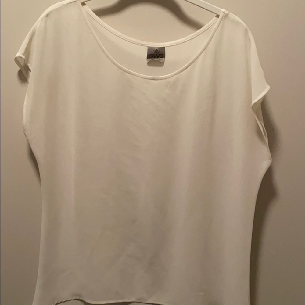 Sheer Off-White Blouse